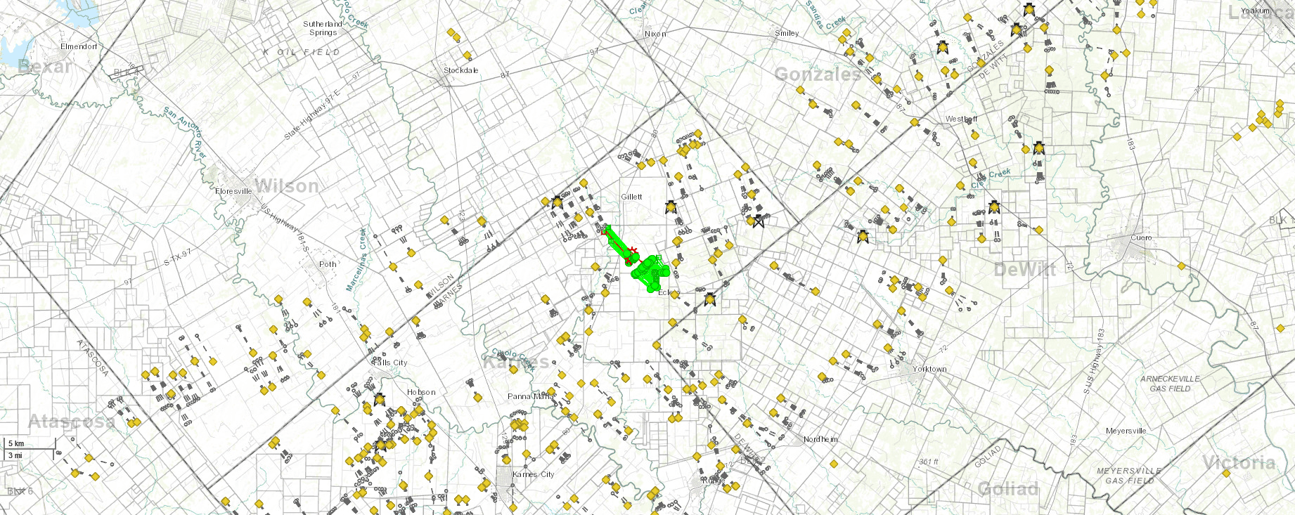 DI Map - Karnes - Zoomed Out