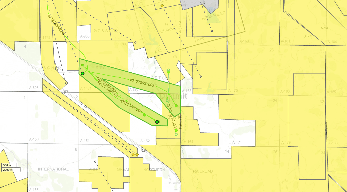 DI Map - Landtract Units