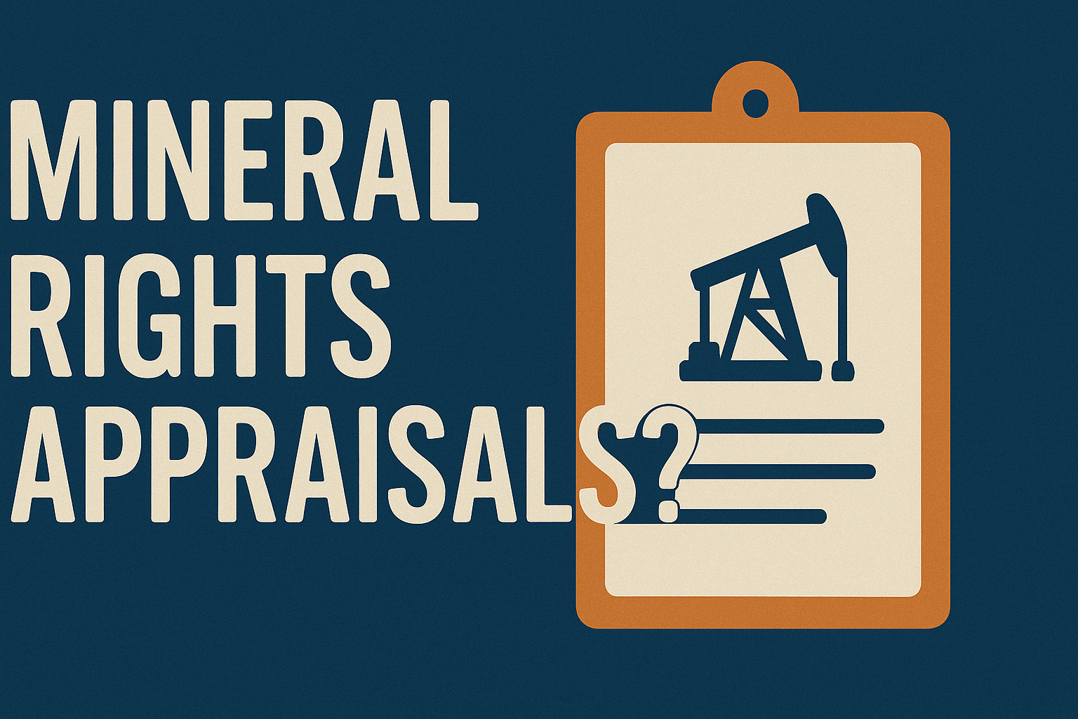 Mineral Rights Appraisals Mineral Rights Appraisals